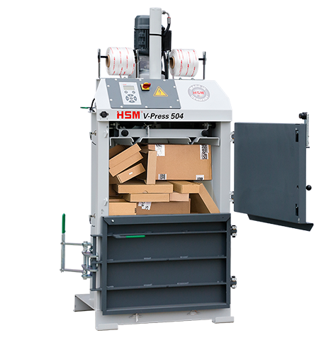 HSM V-Press 504 QSR Vertical Baler – 120V