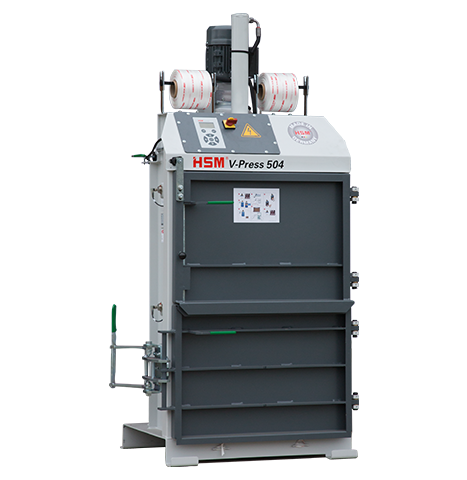 HSM V-Press 504 QSR Vertical Baler – 120V